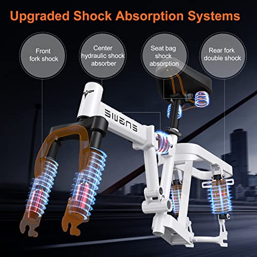 ENGWE Electric Bike for Adults Teens, 14" Fat Tire City Commuter Ebike