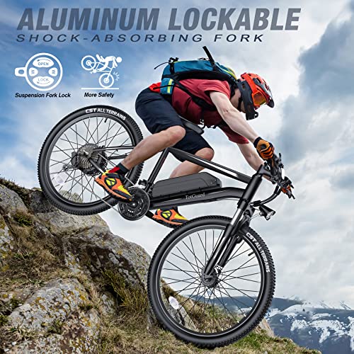 TotGuard Electric Bike for Adults, 26" Ebike 350W Electric Bicycles, 19.8MPH Mountain Bike