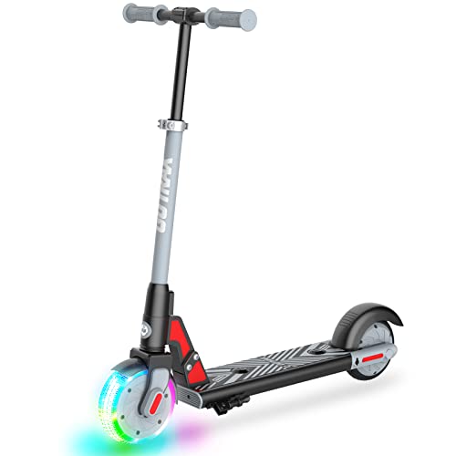Gotrax GKS Lumios Electric Scooter for Kids Age 6-12, Max 6.25 Mile and 7.5Mph Speed