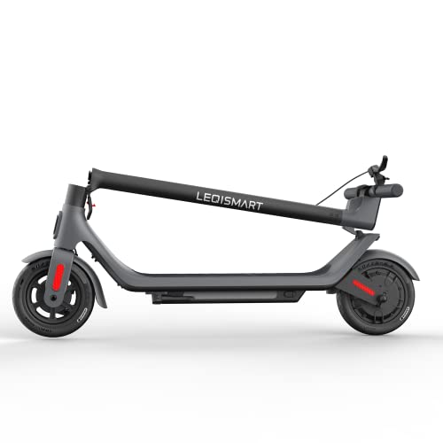 LEQISMART Electric Scooter-9" Pneumatic Tire, 15.5Miles Range,15.5 MPH,250W Motor