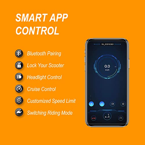 NAVIC T5 Electric Scooter, Up to 19 Miles Range, 19 Mph Folding Commute Electric Scooter