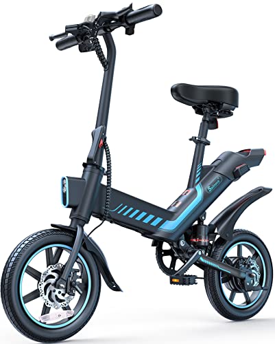 Sailnovo Electric Bicycle with 18.5mph for Adults Teens E Bike with Pedals