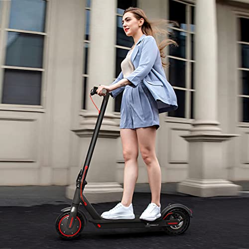 VOLPAM SP06 Electric Scooter, 8.5" Solid Tires, 19 Mph Top Speed, Up to 19 Miles Long-Range