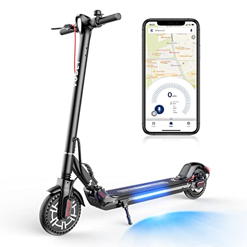 VOBET Adults Electric Scooter,350W Motor,8.5Inch Solid Tire,18.5 Miles 18.5 MPH