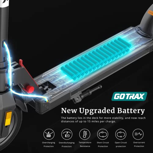 Gotrax APEX XL Commuting Electric Scooter - 8.5" Air Filled Tires - 15.5MPH & 15 Mile Range