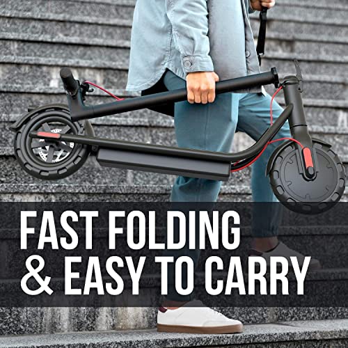 Electric Scooter 450W Powerful Motor,19mph Speed and 8.5” Honeycomb Solid Tires