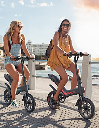 Sailnovo Electric Bicycle, 14'' Electric Bike for Adults and Teenagers with 18.6MPH 45Miles Waterproof Folding Electric Bike