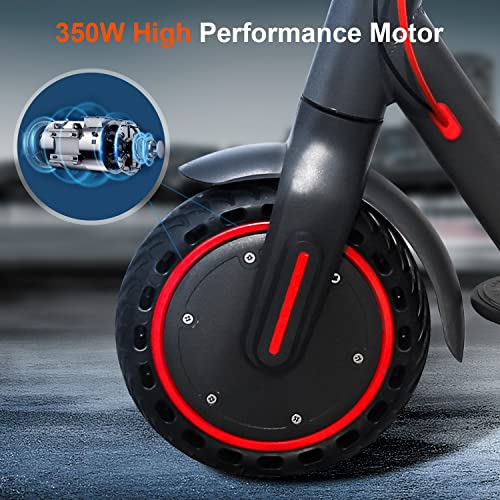 VOLPAM SP06 Electric Scooter, 8.5" Solid Tires, 19 Mph Top Speed, Up to 19 Miles Long-Range