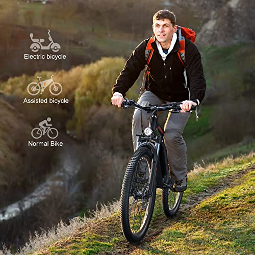 Wooken Electric Bike, Bike for Adults 27.5'' E-Bikes with 500W Motor