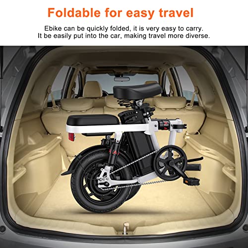 ENGWE Electric Bike for Adults Teens, 14" Fat Tire City Commuter Ebike