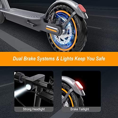 NAVIC T5 Electric Scooter, Up to 19 Miles Range, 19 Mph Folding Commute Electric Scooter