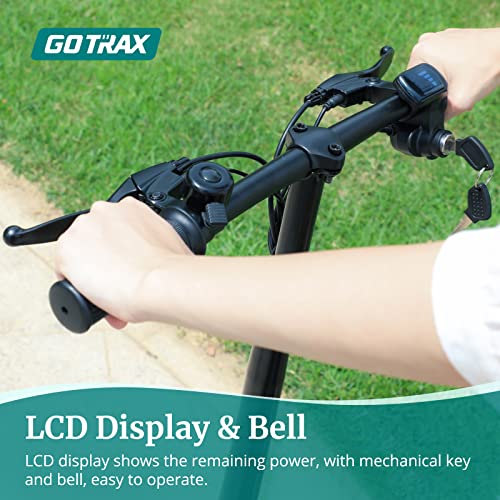 Gotrax FLEX Electric Scooter with Seat for Adult Commuter,16 Miles Range&15.5Mph Power by 400W Motor