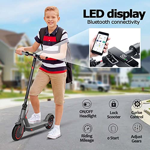 PLAYBIK Electric Scooter for Adult,350W Commuter Electric Kick Scooter Up to 19MPH