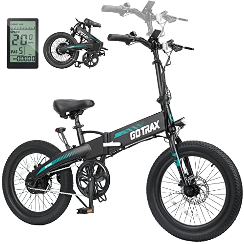 Gotrax R1 20" Folding Electric Bike for Adults, 20Mph Power by 350W