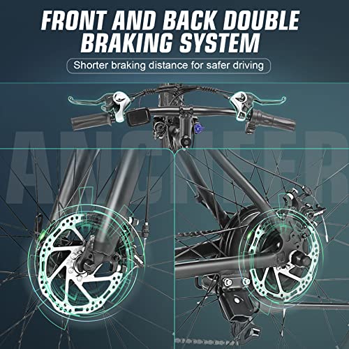 ANCHEER 500W Electric Bike 26'' Gladiator Electric Mountain Bike