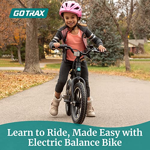 Gotrax Kids Electric Balance Bike, 250W 15.5MPH Electric Bike for Kids 14" Pneumatic Tire 15.5Miles Max Range
