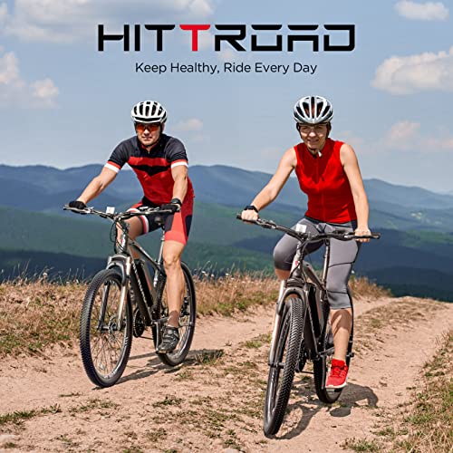 HITTROAD Electric Bike, 350W Bafang Motor 10.4AH, 3 Hours Fast Charge with Removable Battery