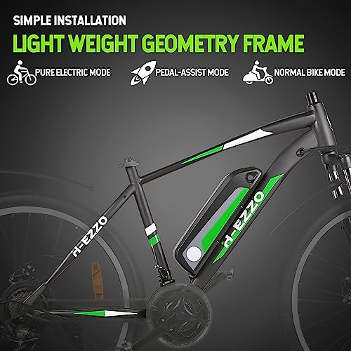 FEOFFY Electric Bike for Adults 350W Electric Bikes 26" Electric Mountain Bike Shimano 21 Speed Gears