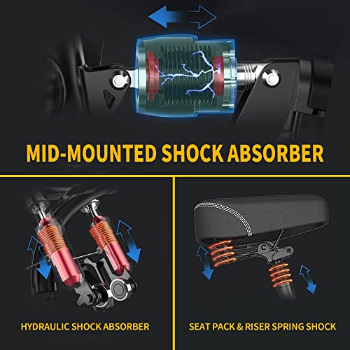 EBKAROCY Ebikes for Adults, 400W Motor 22MPH Max Speed