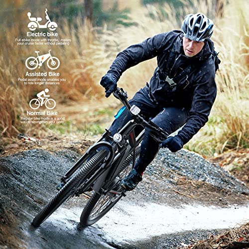 TotGuard Electric Bike, Bike for Adults, 26" Ebike 350W Adult Bicycles