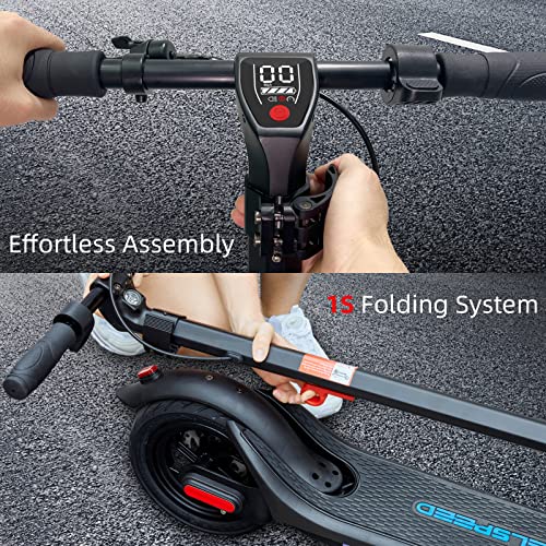 Wheelspeed Electric Scooter, 20-25 Miles & 15 MPH(Pro Ver. 35-40 Miles & 19 MPH)