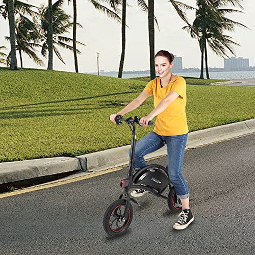 LEADZM Electric Bike for Adults, 12" EBike for Adults Electric Bicycle w/36V 6AH Battery
