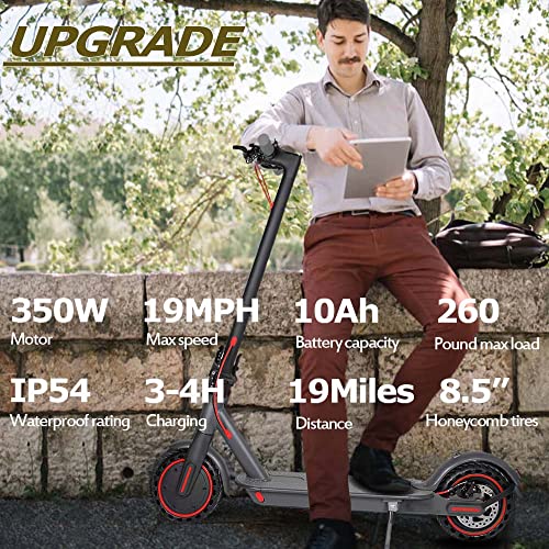 PLAYBIK Electric Scooter for Adult,350W Commuter Electric Kick Scooter Up to 19MPH