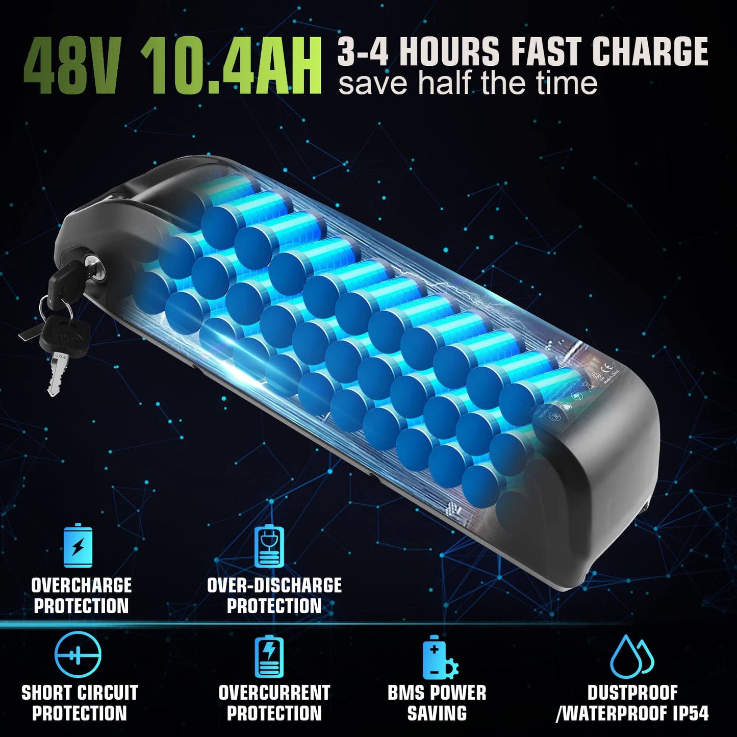 ANCHEER 500W Electric Bike 27.5'' Adults Electric Commuter Bike/Electric Mountain Bike